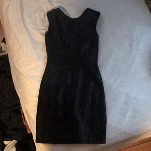 Black 100% Leather Dress LBD sexy